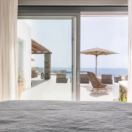 Вилла Paoli - Private Pool, Sea View & Jacuzzi Mykonos Town