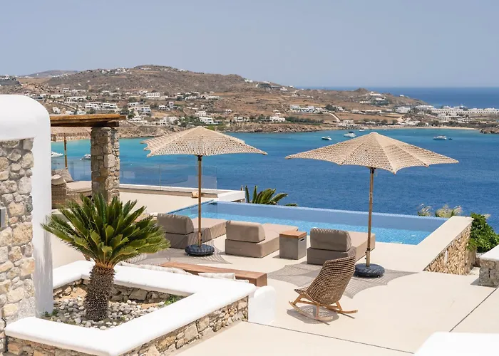 Paoli - Private Pool, Sea View & Jacuzzi Mykonos Town