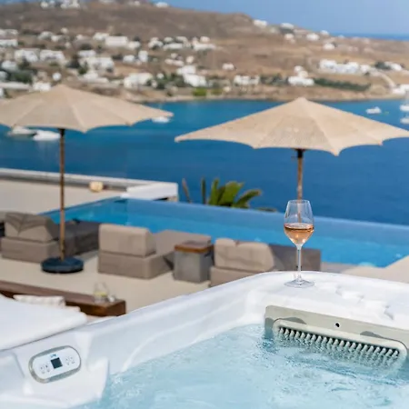 Paoli - Private Pool, Sea View&jacuzzi * Mykonos Town
