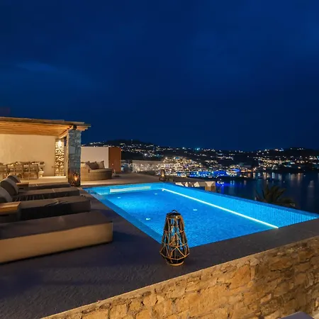 Villa Paoli - Private Pool, Sea View&jacuzzi Mykonos Town
