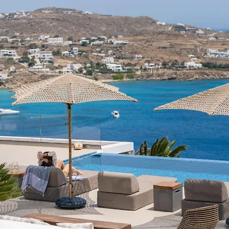 Paoli - Private Pool, Sea View&jacuzzi Villa Mykonos Town