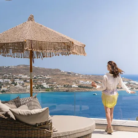 Villa Paoli - Private Pool, Sea View&jacuzzi Mykonos Town