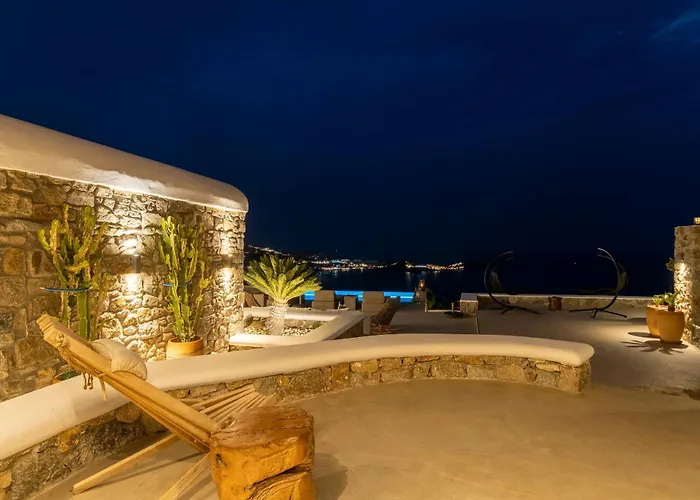 Villa Paoli - Private Pool, Sea View & Jacuzzi Mykonos Town