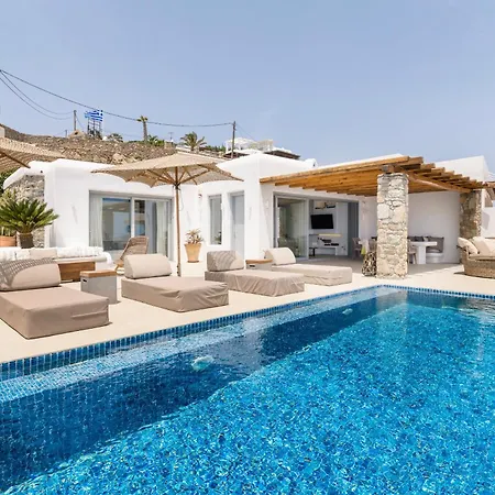 Villa Paoli - Private Pool, Sea View & Jacuzzi Mykonos Town